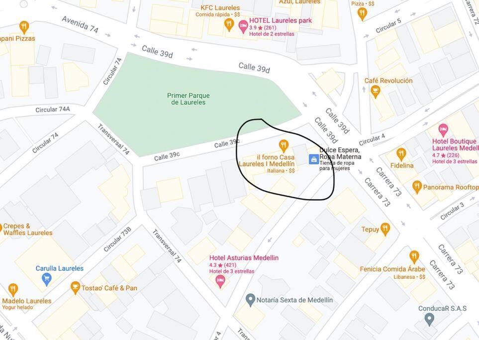 Prime Laureles Location With Air Conditioning Medellín Exteriör bild